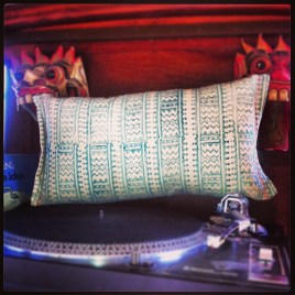 hand print - aztec turquoise